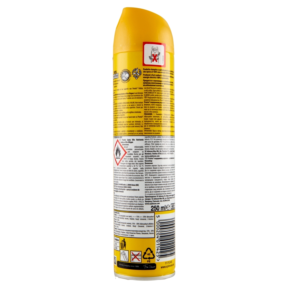 Pronto Spray Olio Nutriente 250ml